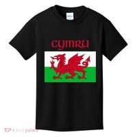 Wales Cymru Welsh Flag Kids T-Shirt thumb 0