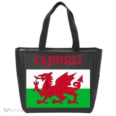 Wales Cymru Welsh Flag Tote Bag