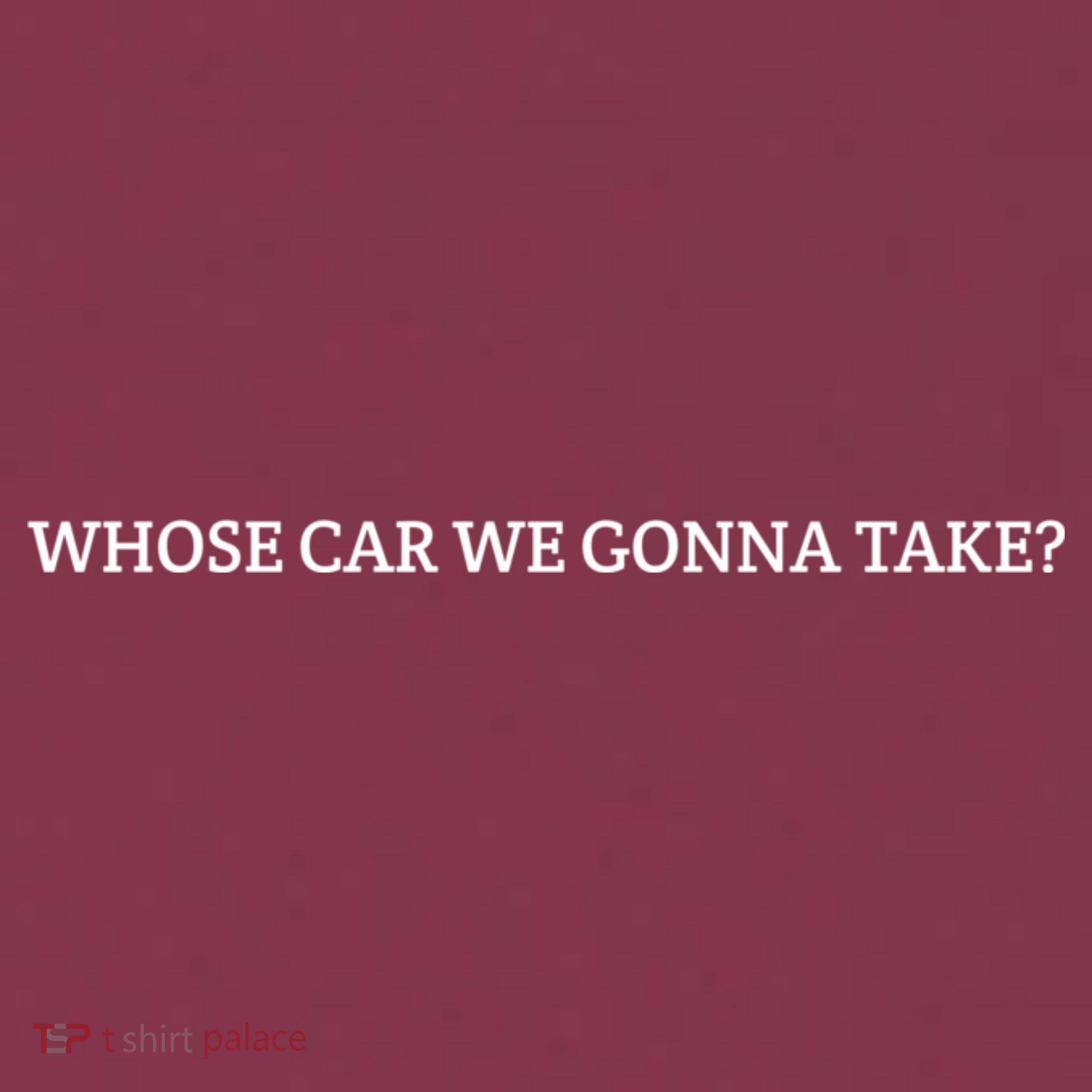 Whose Car We Gonna Take? 16oz Travel Tumbler