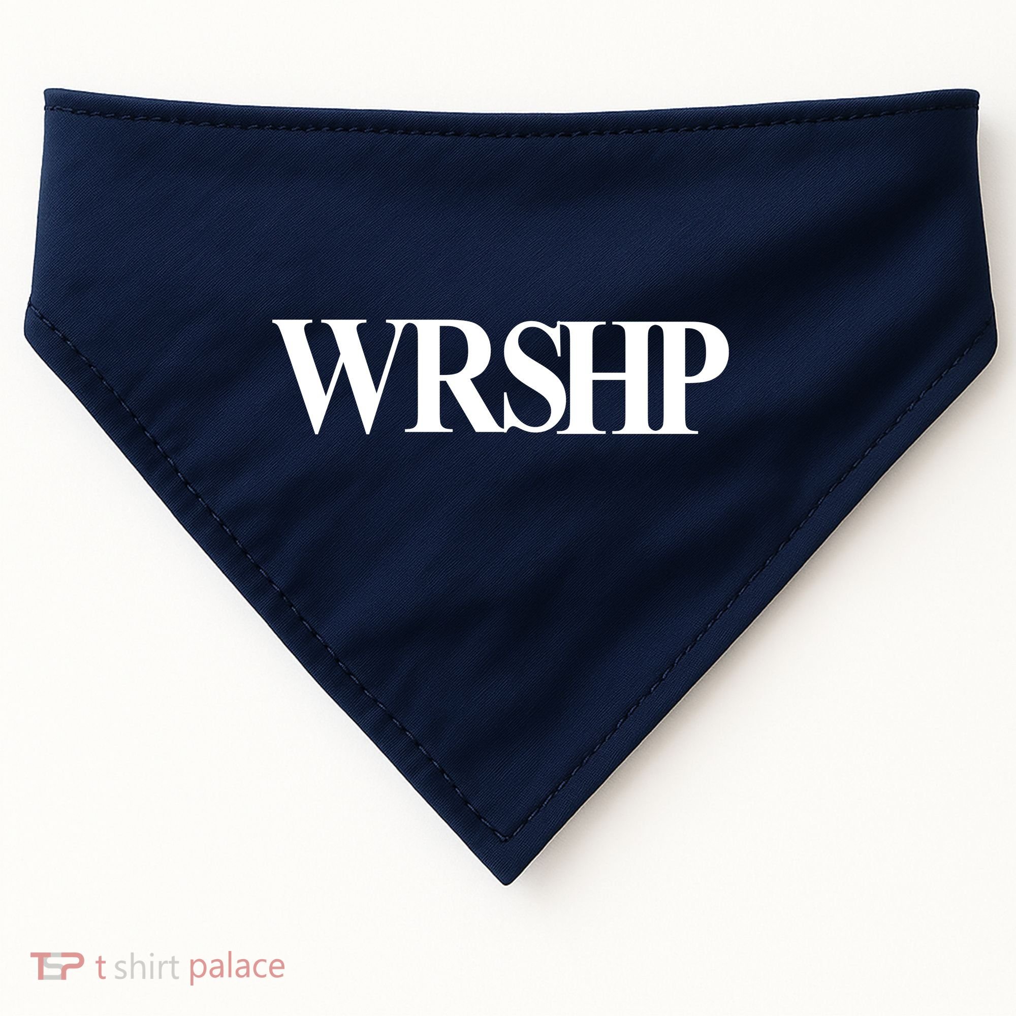 Worship Christian Words Of Faith USA-Made Doggie Bandana