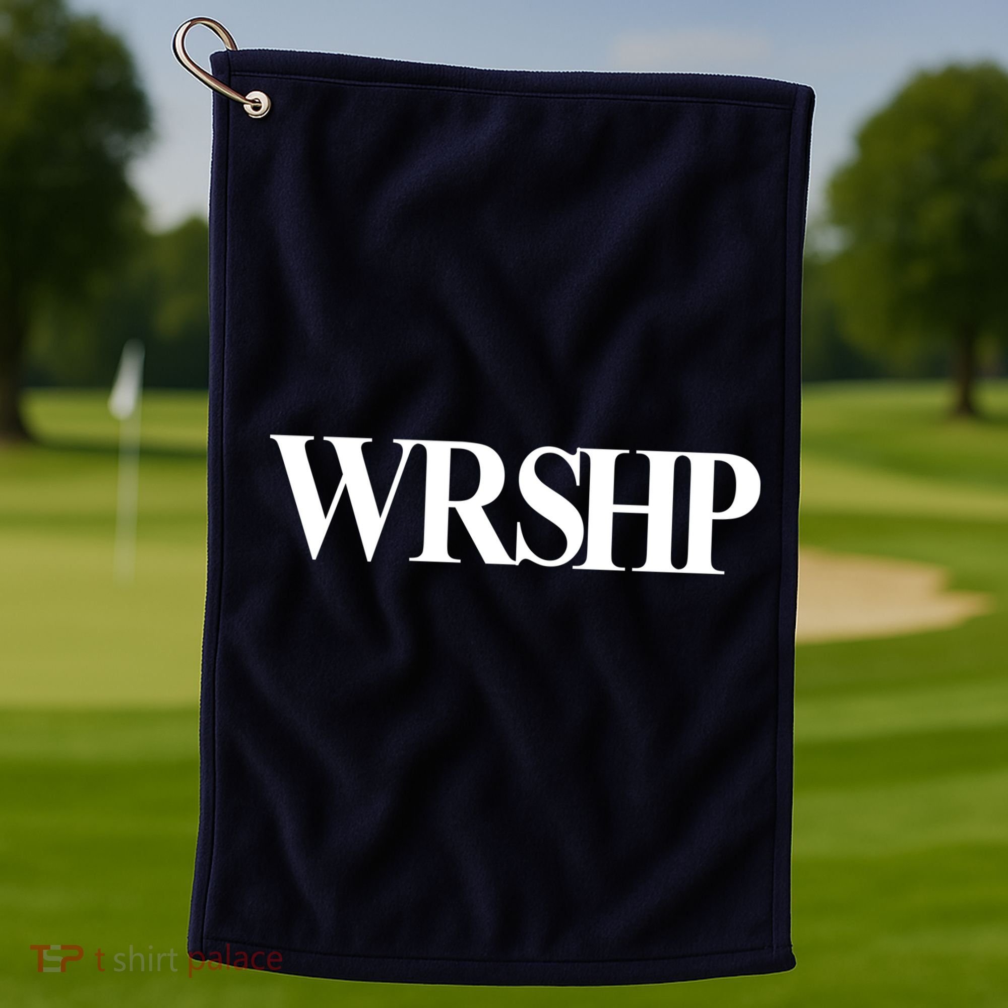 Worship Christian Words Of Faith Golf Towel