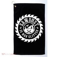Woodworking Carpenter Golf Towel thumb 0