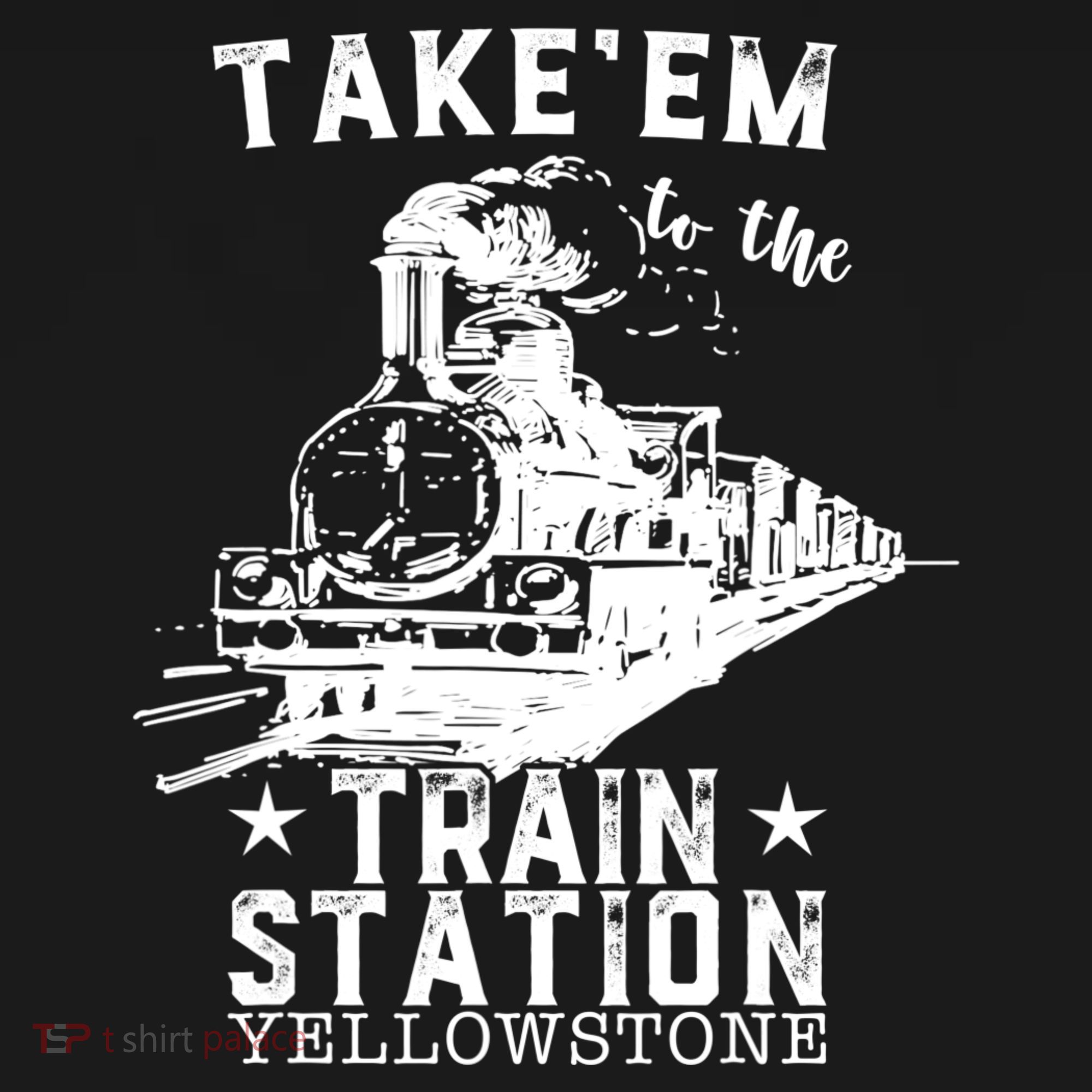 Western Coountry Yellow'stone Take Em To The Train Station Women's Tank Top