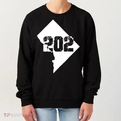 Washington, DC 202 Area Code TShirt Women's Sweatshirt