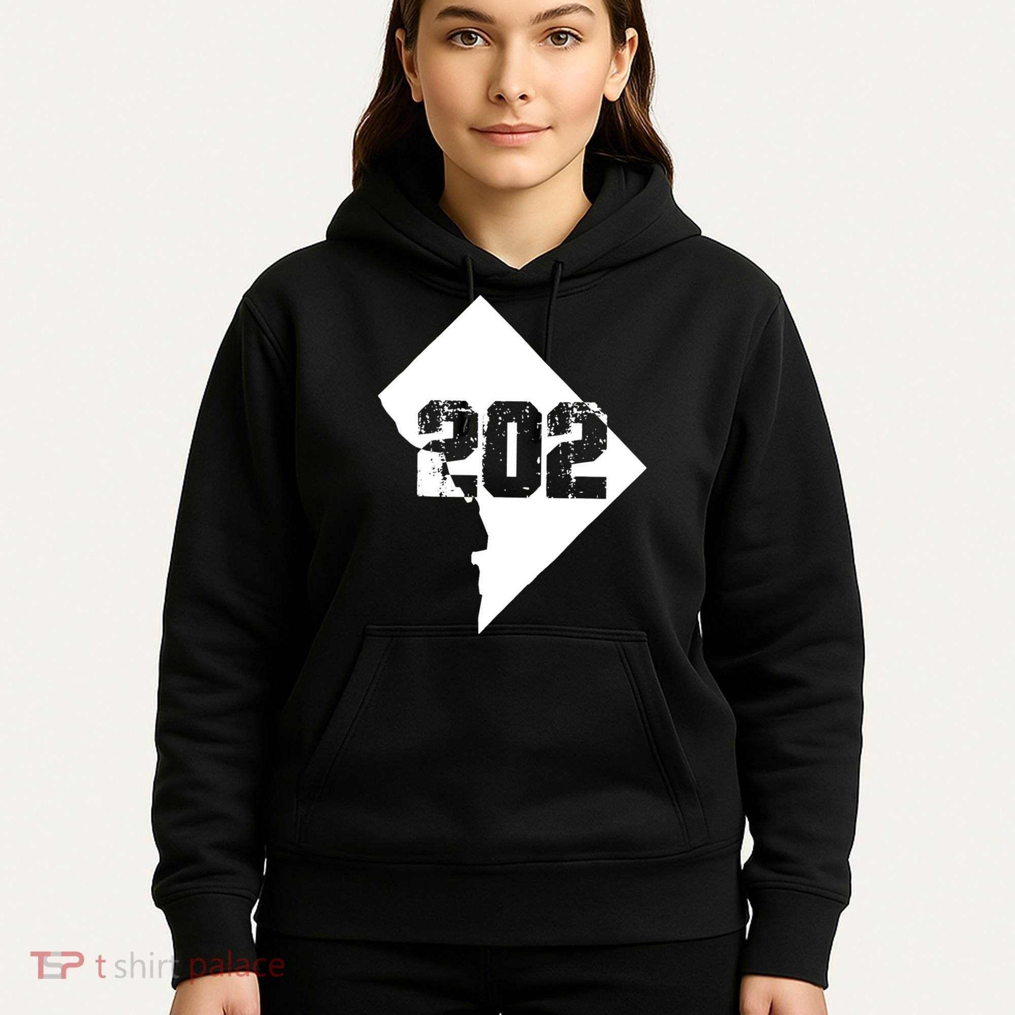 Washington, DC 202 Area Code TShirt Hoodie
