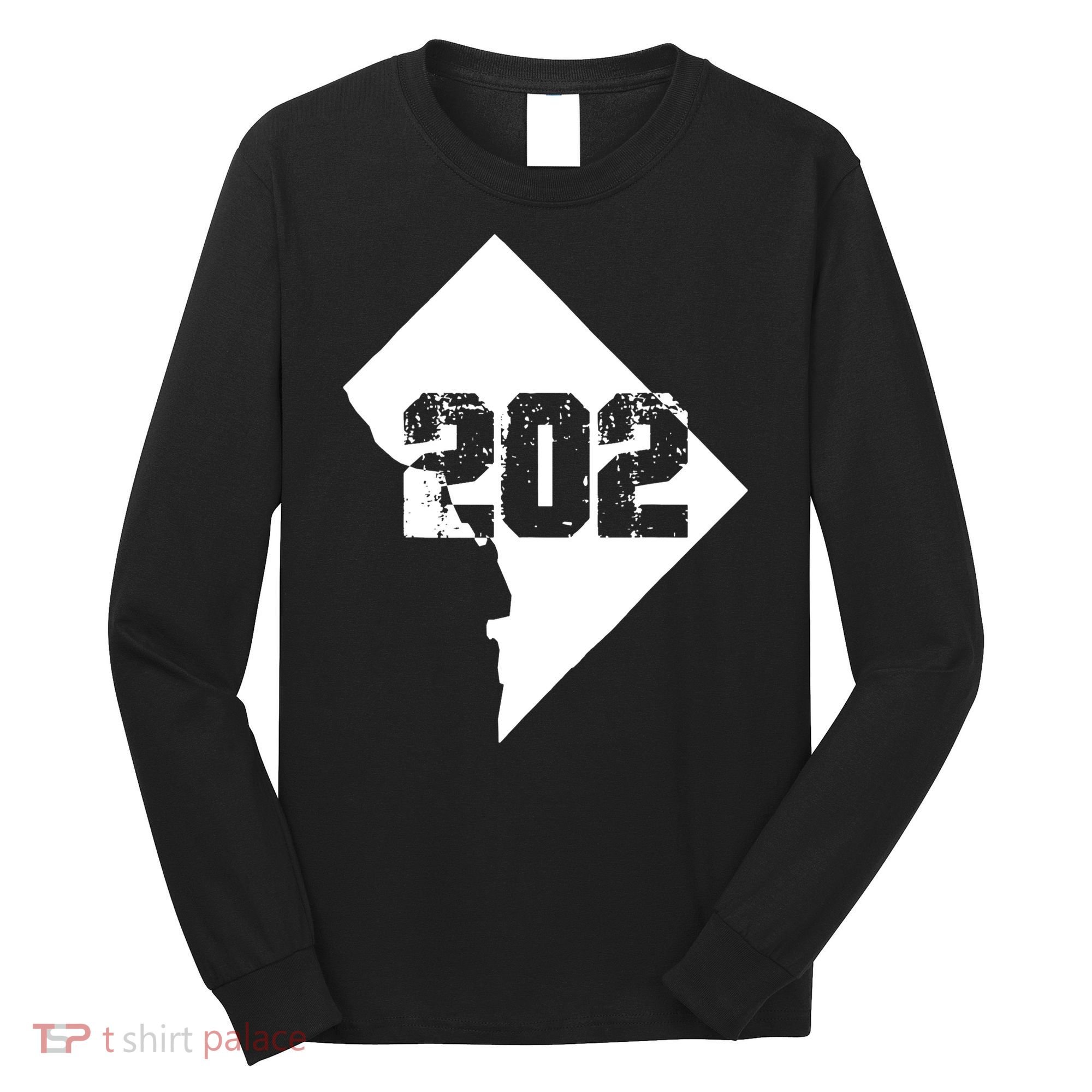 Washington, DC 202 Area Code TShirt Long Sleeve Shirt