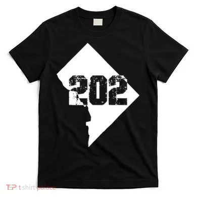 Washington, DC 202 Area Code TShirt T-Shirt