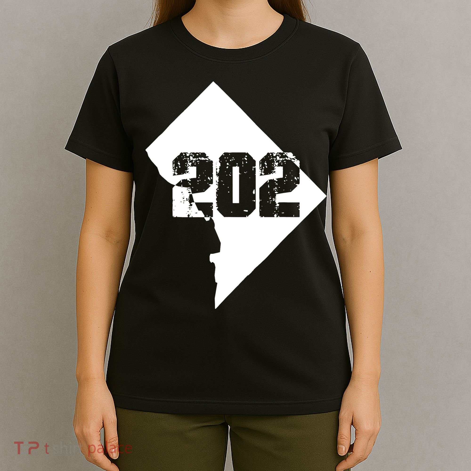 Washington, DC 202 Area Code TShirt T-Shirt