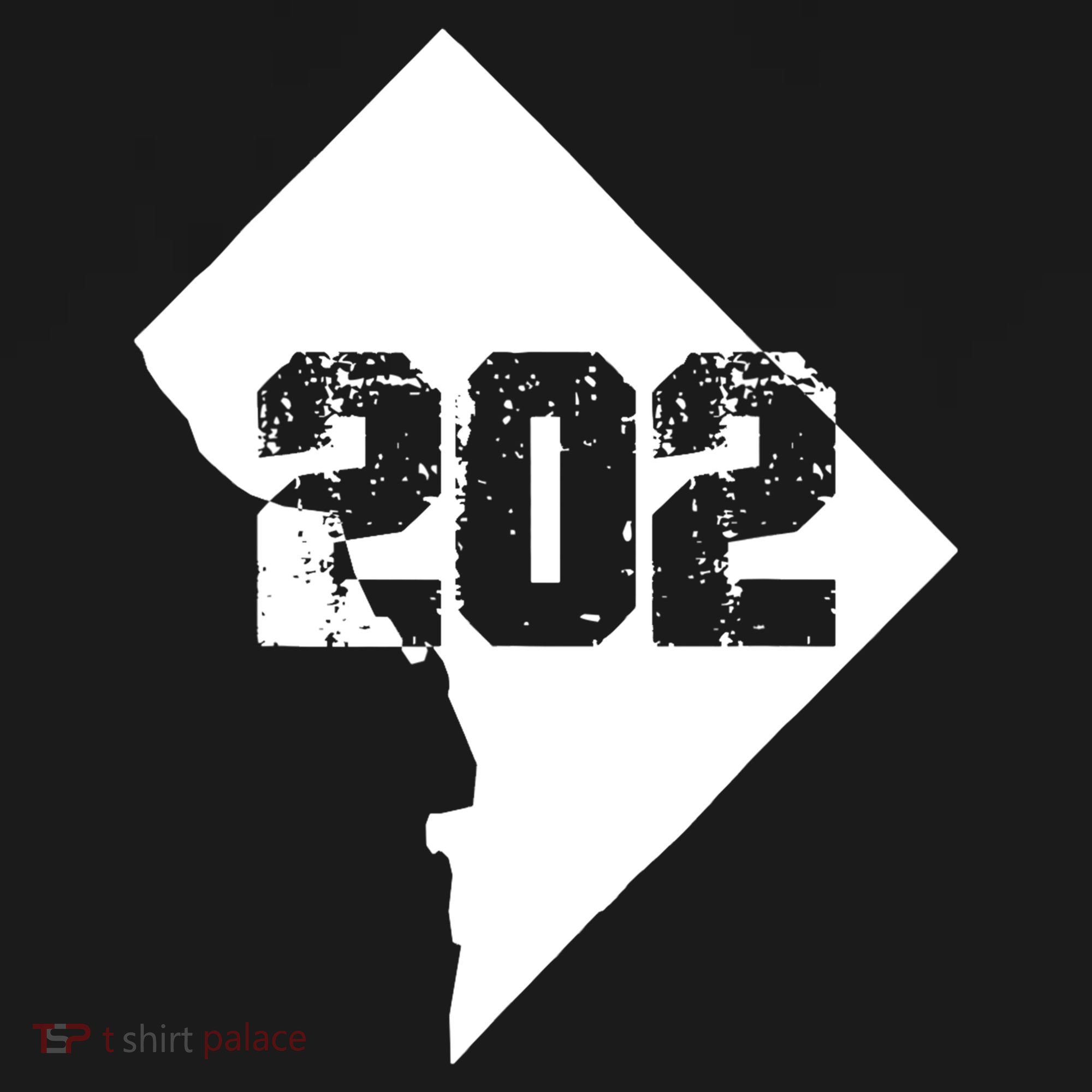 Washington, DC 202 Area Code TShirt Button