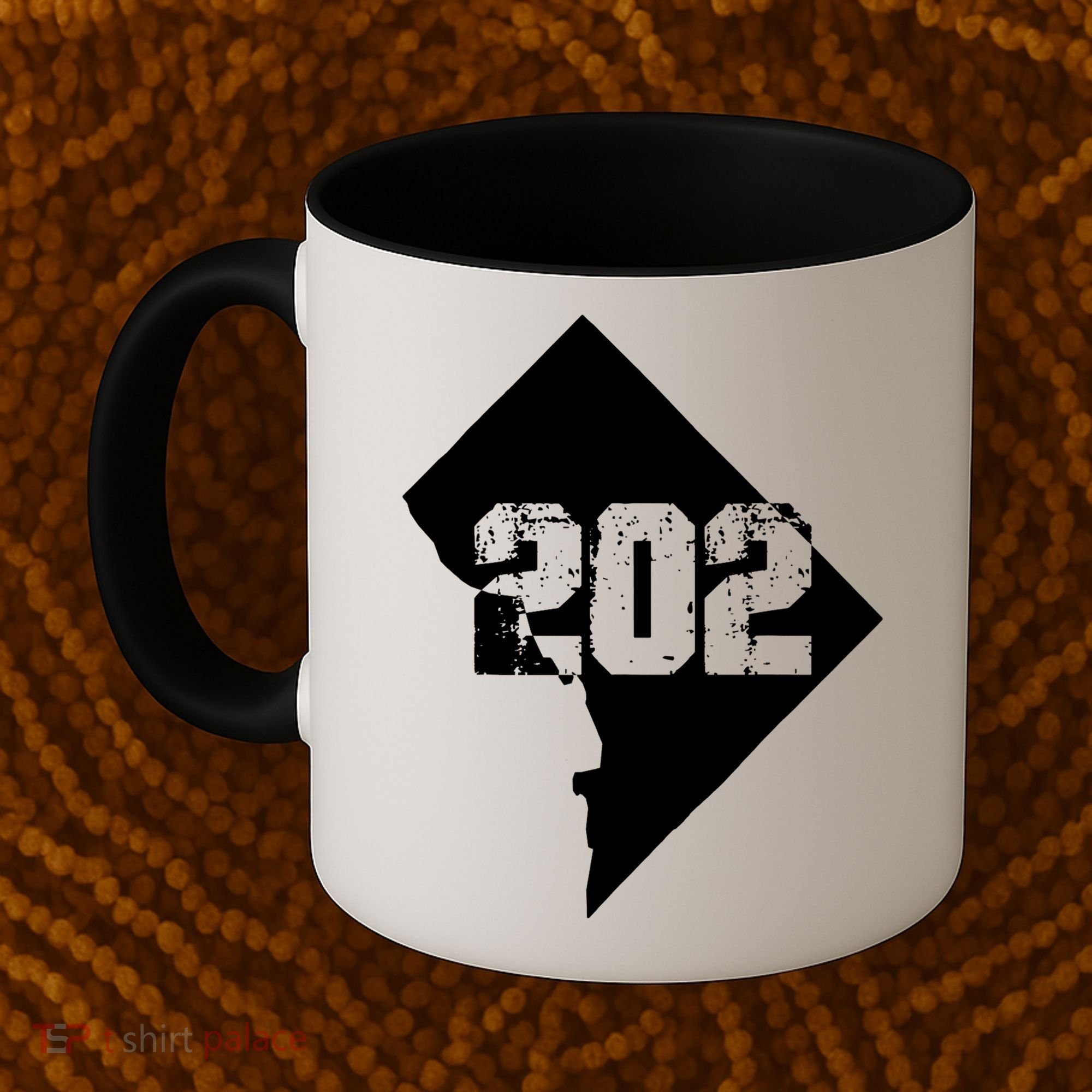 Washington, DC 202 Area Code TShirt Coffee Mug