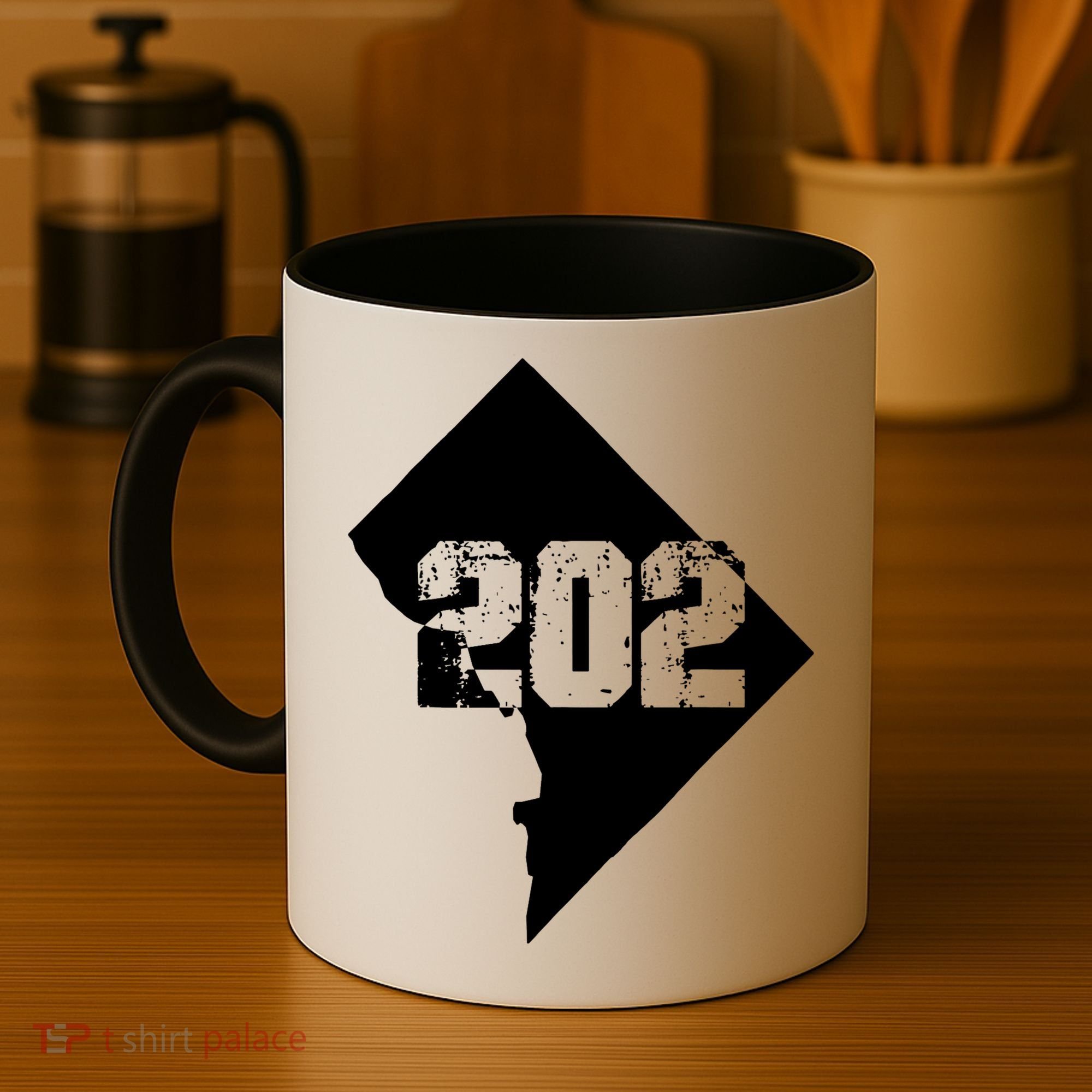 Washington, DC 202 Area Code TShirt Coffee Mug