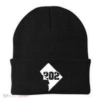 Washington, DC 202 Area Code TShirt Beanie thumb 0