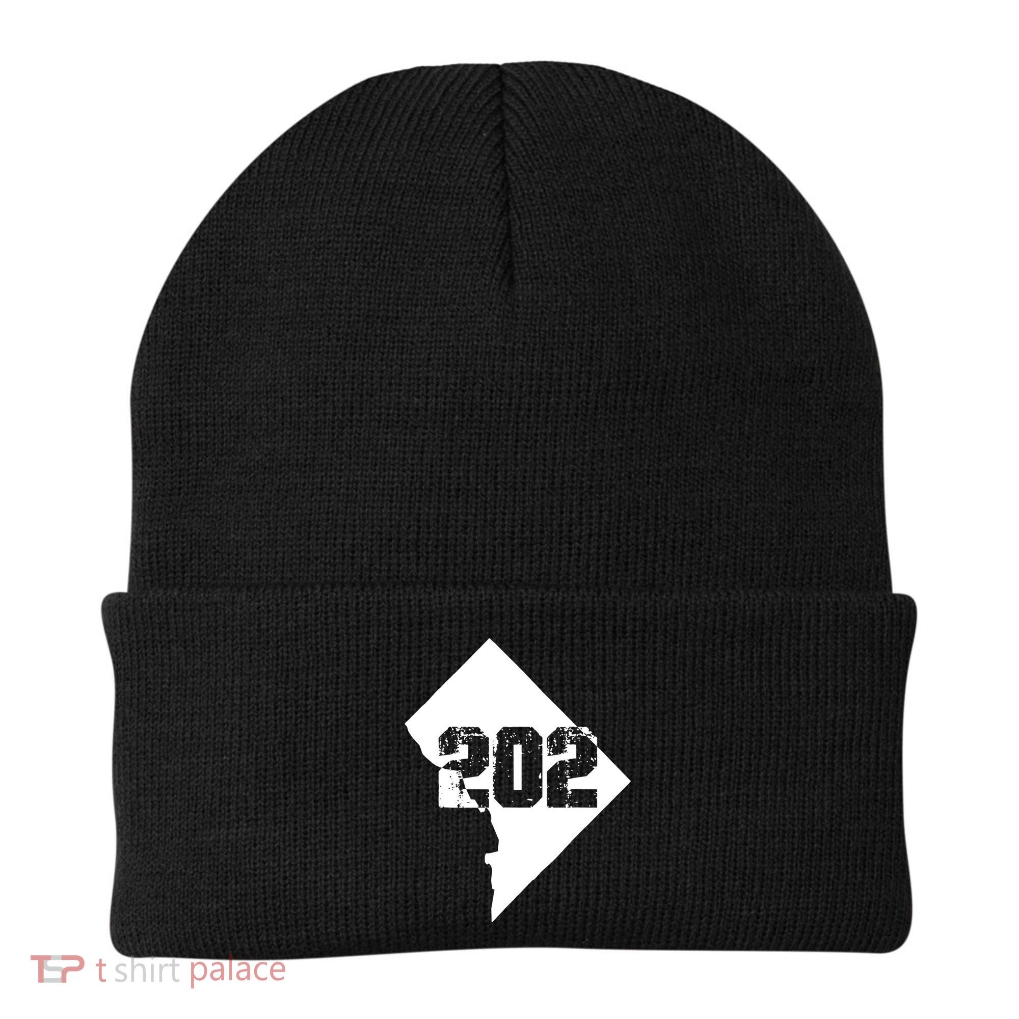 Washington, DC 202 Area Code TShirt Beanie