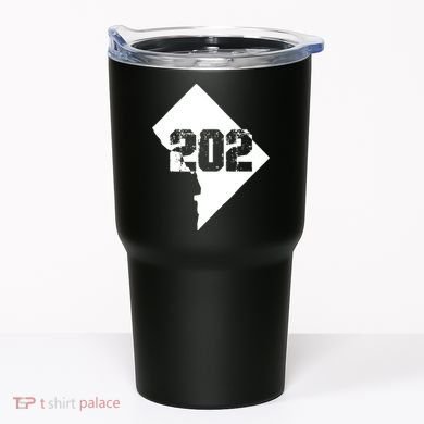 Washington, DC 202 Area Code TShirt Tumbler