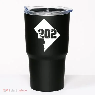Washington, DC 202 Area Code TShirt Tumbler