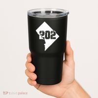 Washington, DC 202 Area Code TShirt Tumbler thumb 2