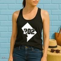 Washington, DC 202 Area Code TShirt Women's Tank Top thumb 2