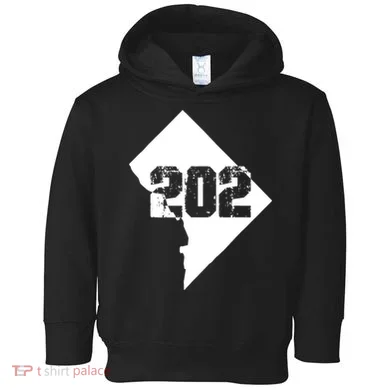 Washington, DC 202 Area Code TShirt Toddler Hoodie