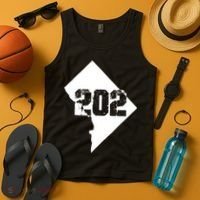 Washington, DC 202 Area Code TShirt Tank Top thumb 4