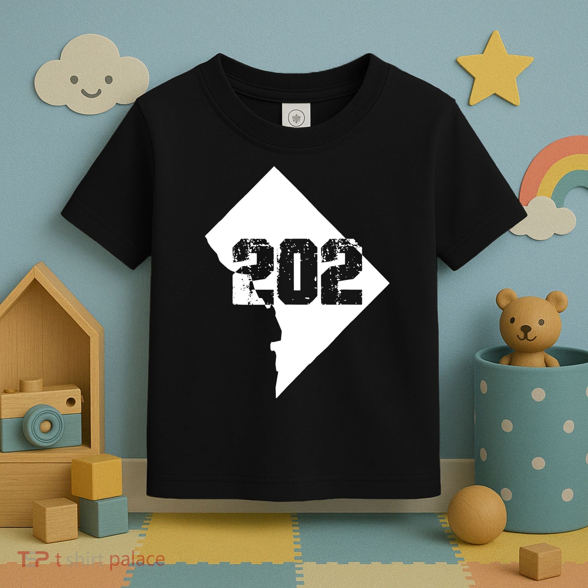 Washington, DC 202 Area Code TShirt Toddler T-Shirt