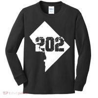 Washington, DC 202 Area Code TShirt Kids Long Sleeve Shirt thumb 0