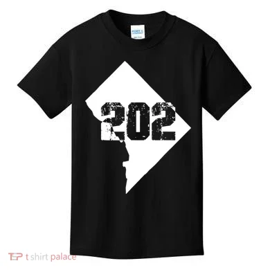 Washington, DC 202 Area Code TShirt Kids T-Shirt