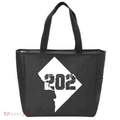 Washington, DC 202 Area Code TShirt Tote Bag