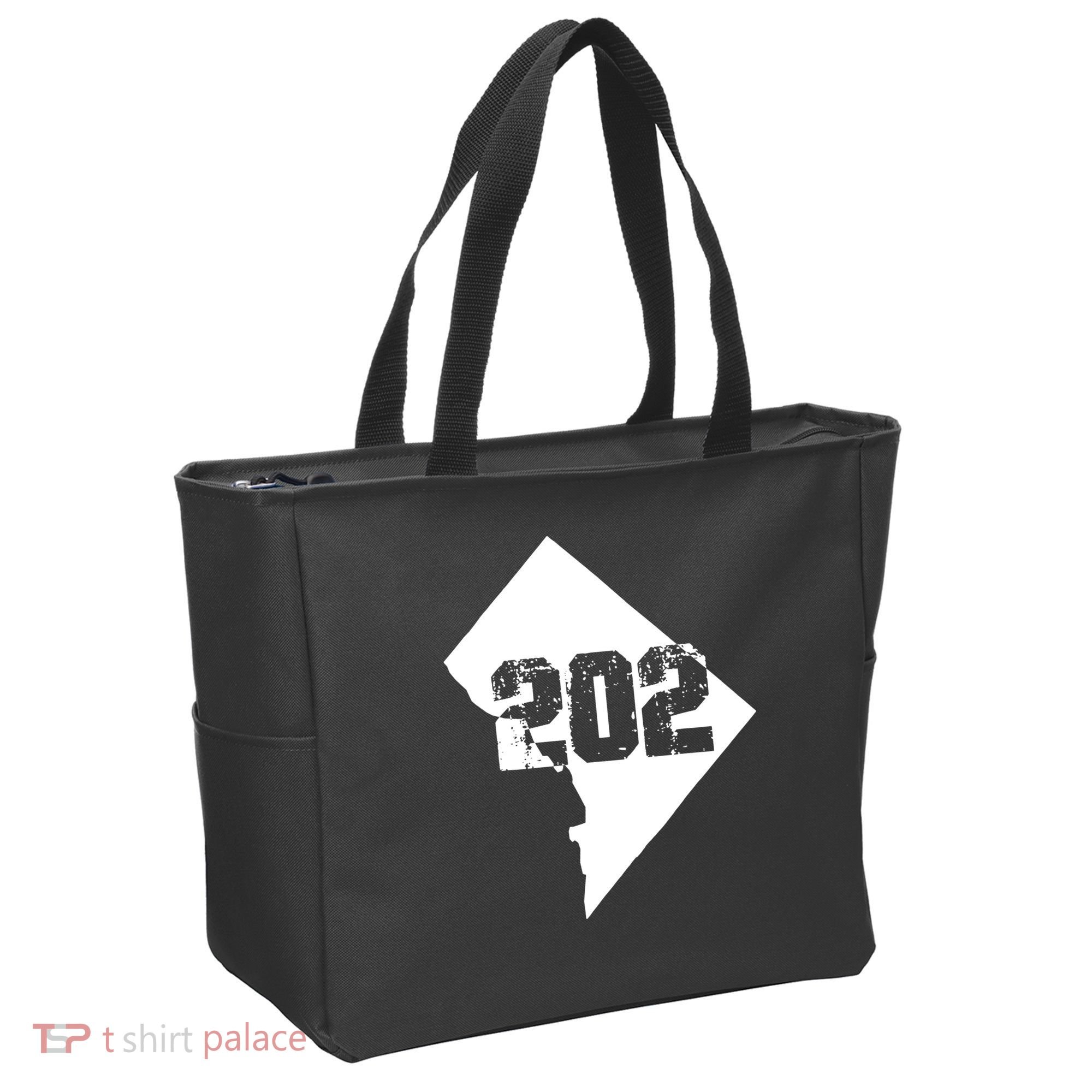 Washington, DC 202 Area Code TShirt Tote Bag
