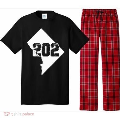 Washington Dc 202 Area Code Pajama Set