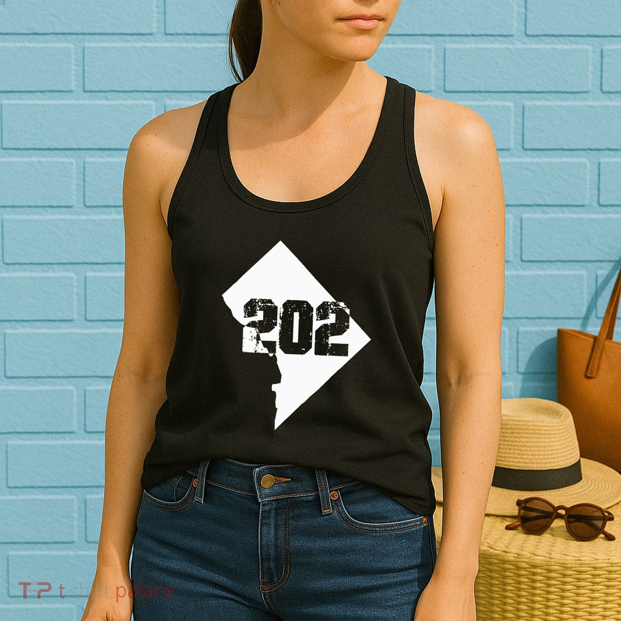 Washington Dc 202 Area Code Women's Tank Top