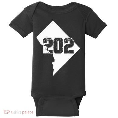 Washington Dc 202 Area Code Baby Bodysuit
