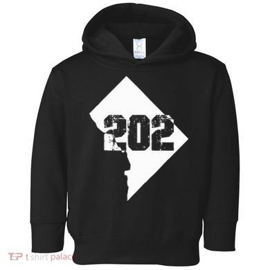 Washington Dc 202 Area Code Toddler Hoodie