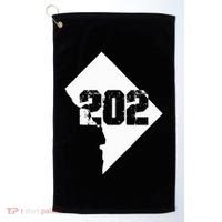Washington Dc 202 Area Code Golf Towel thumb 0