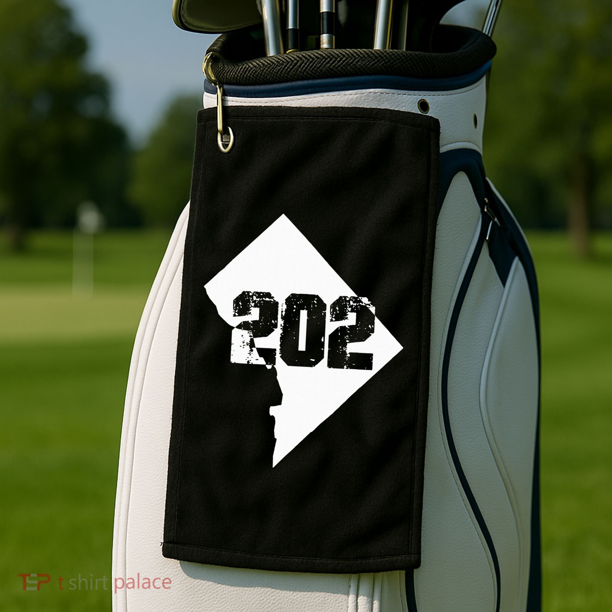 Washington Dc 202 Area Code Golf Towel