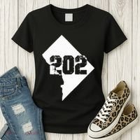 Washington Dc 202 Area Code Women's T-Shirt thumb 3