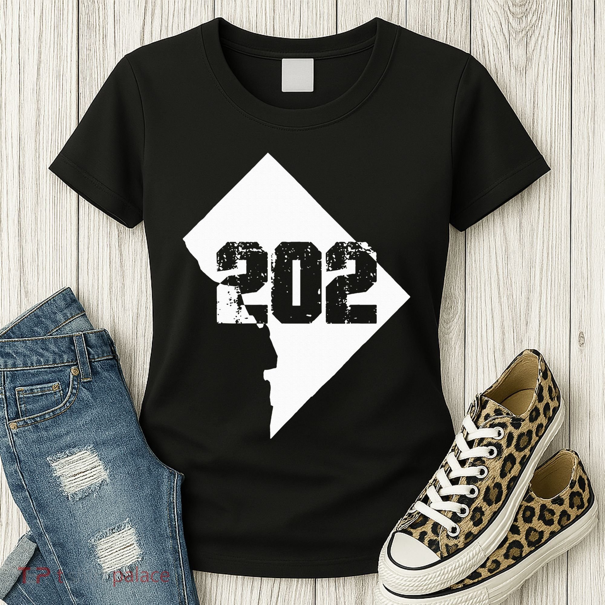 Washington Dc 202 Area Code Women's T-Shirt