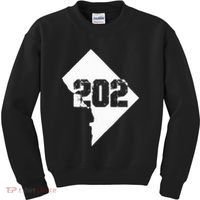 Washington Dc 202 Area Code Kids Sweatshirt thumb 0