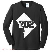 Washington Dc 202 Area Code Kids Long Sleeve Shirt thumb 0