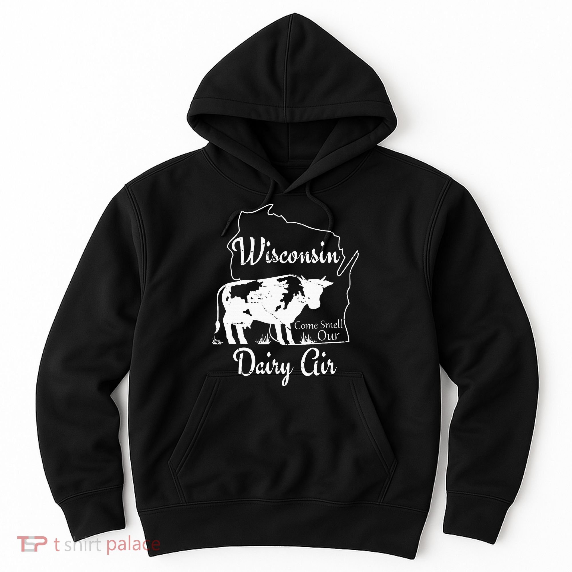Wisconsin Dairy Air Humor Parody Clothing Hoodie