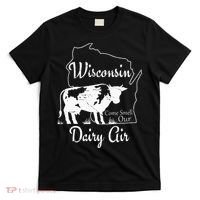 Wisconsin Dairy Air Humor Parody Clothing T-Shirt thumb 0
