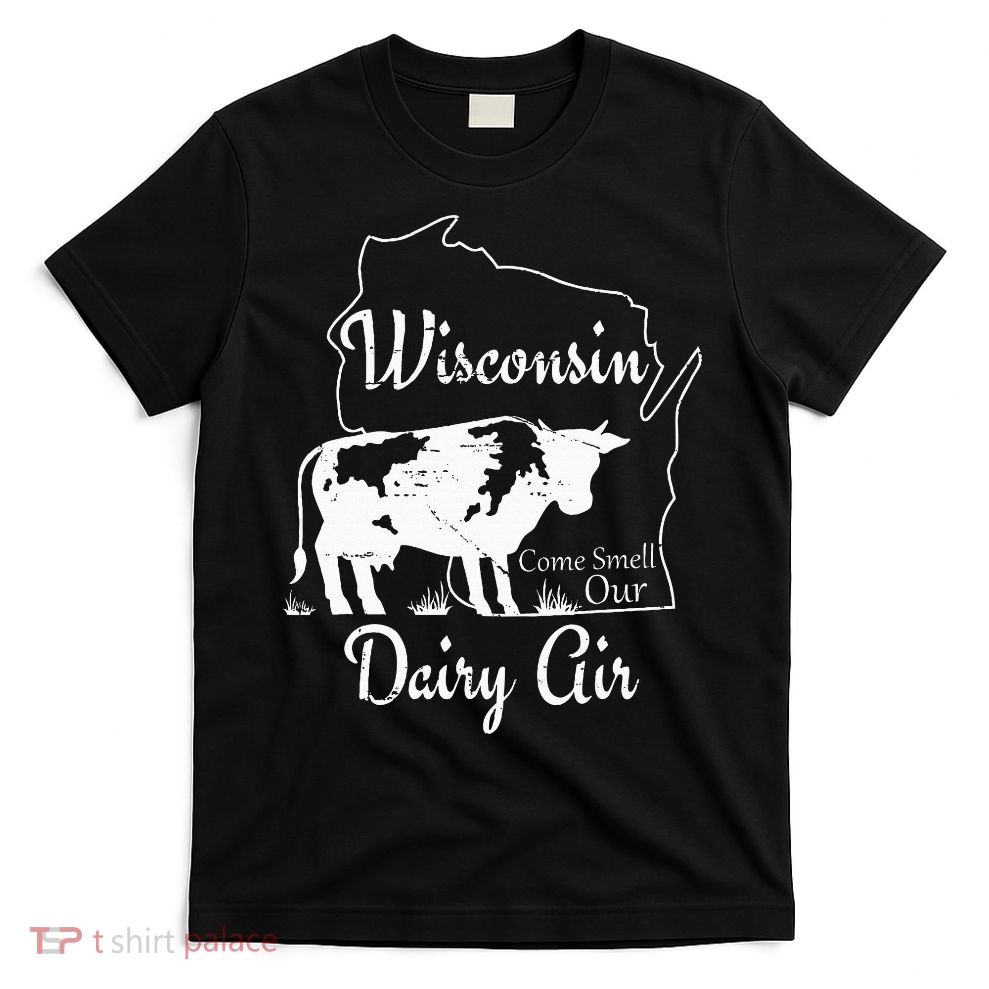 Wisconsin Dairy Air Humor Parody Clothing T-Shirt