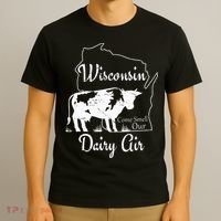 Wisconsin Dairy Air Humor Parody Clothing T-Shirt thumb 3