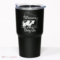 Wisconsin Dairy Air Humor Parody Clothing Tumbler thumb 0