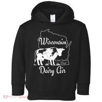 Wisconsin Dairy Air Humor Parody Clothing Toddler Hoodie thumb 0