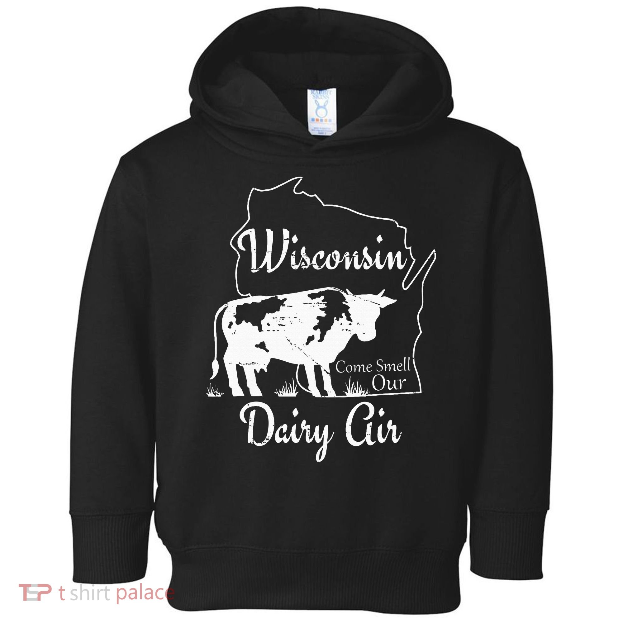 Wisconsin Dairy Air Humor Parody Clothing Toddler Hoodie