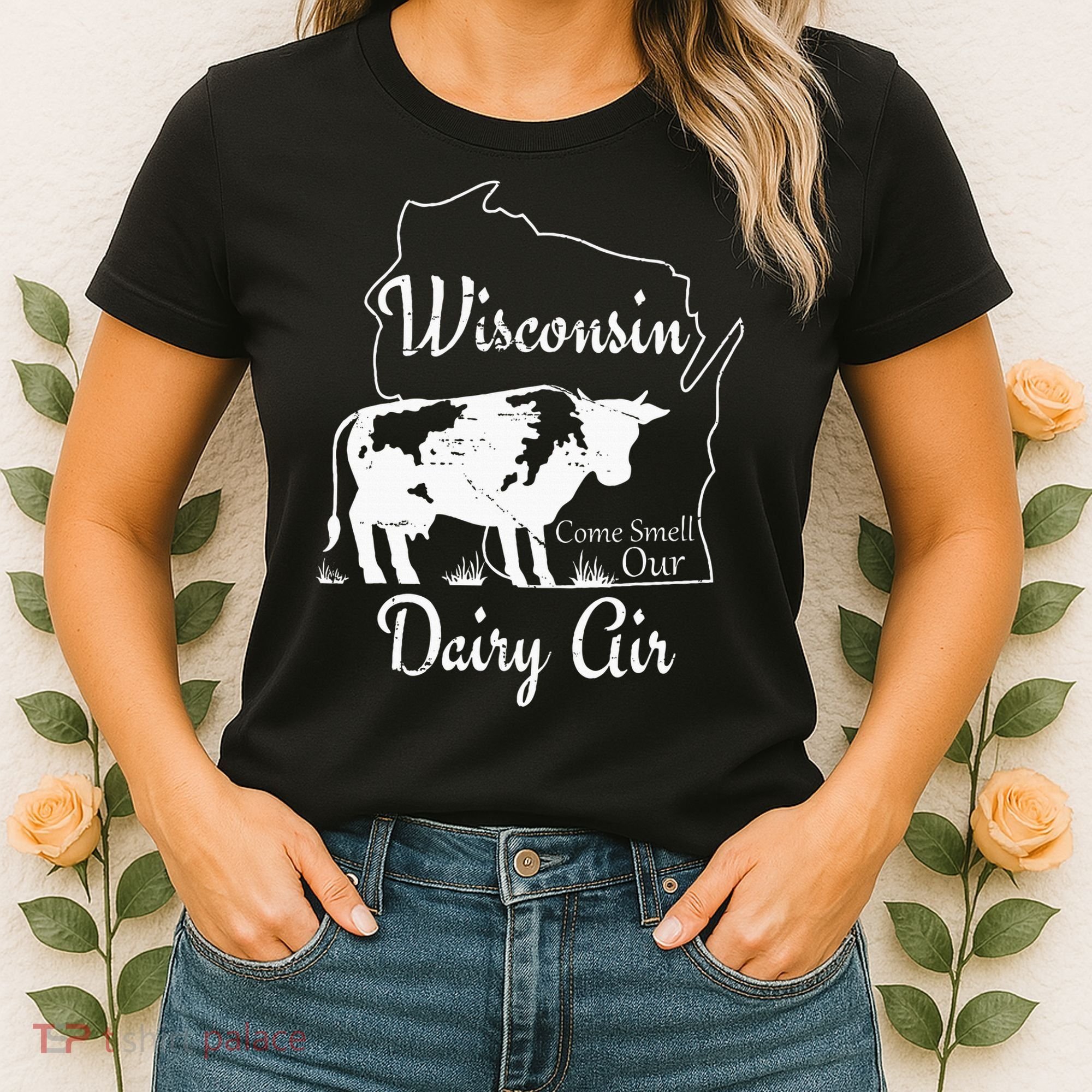 Wisconsin Dairy Air Humor Parody Clothing Women's T-Shirt