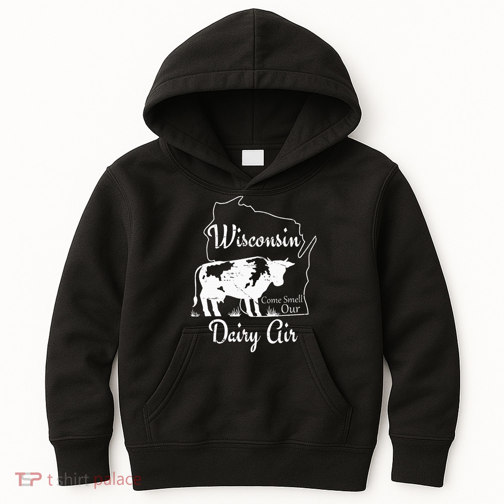 Wisconsin Dairy Air Humor Parody Clothing Kids Hoodie