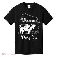 Wisconsin Dairy Air Humor Parody Clothing Kids T-Shirt thumb 0