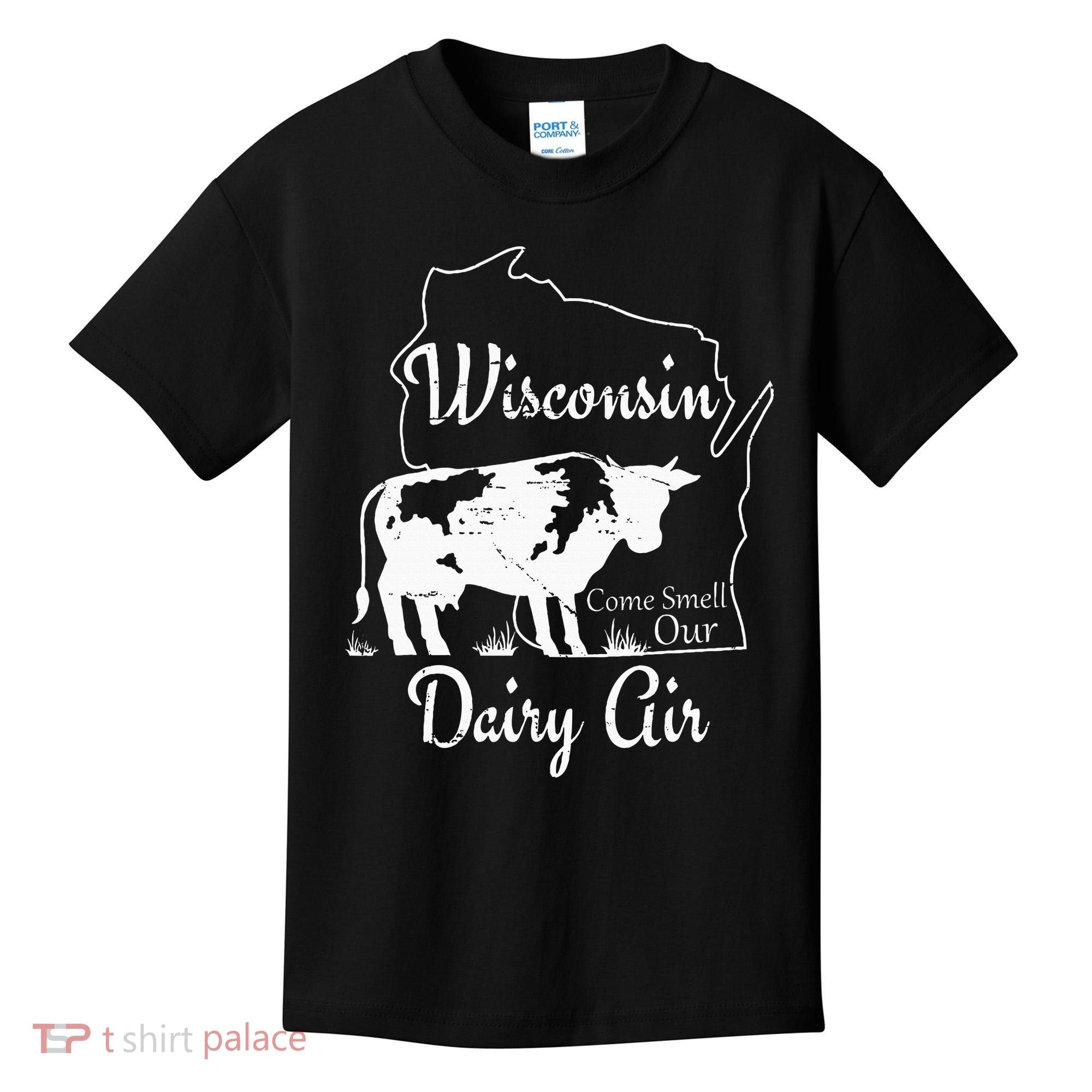 Wisconsin Dairy Air Humor Parody Clothing Kids T-Shirt