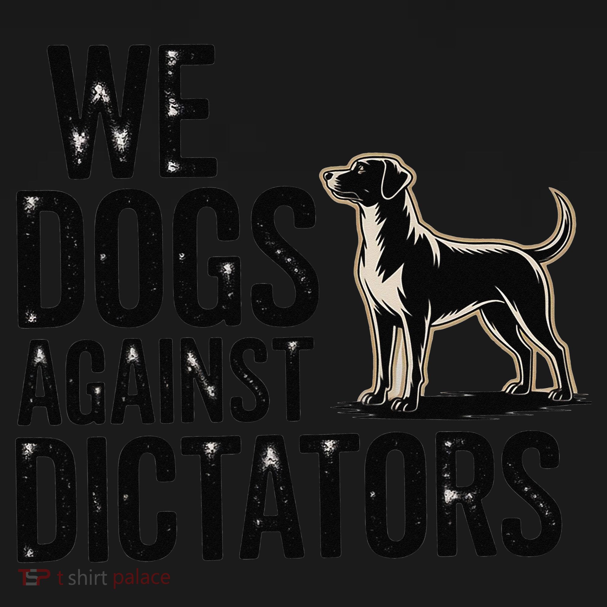 We Dogs Against Dictators Subtle Anti Trump Resist  Protest Women's Hoodie